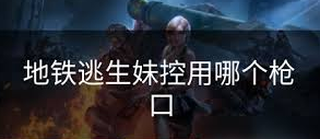 地铁逃生妹控必备：最佳弹夹选择，提升生存胜率