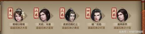 五人兄弟趣味绰号大集合