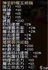 DNF玩家必看：结婚戒指与婚房属性全解析